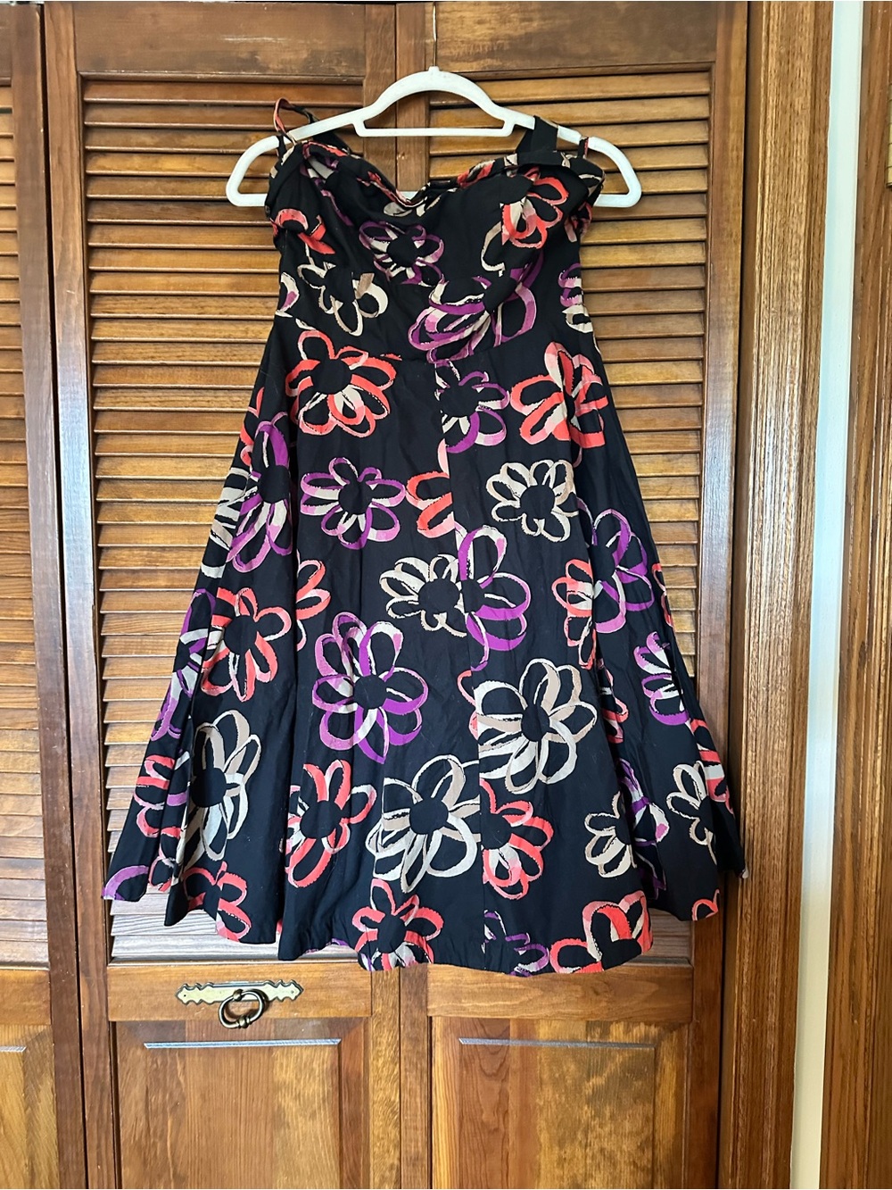 Girls from Savoy for Anthropologie Martagon Sketch Retro Halter Dress size 10 - Picture 3 of 10